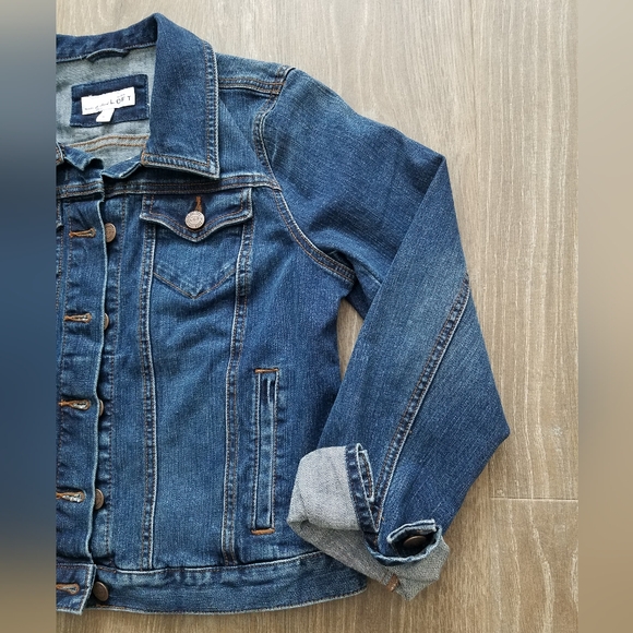 NEW! Loft Denium Jacket Size S - Picture 4 of 10